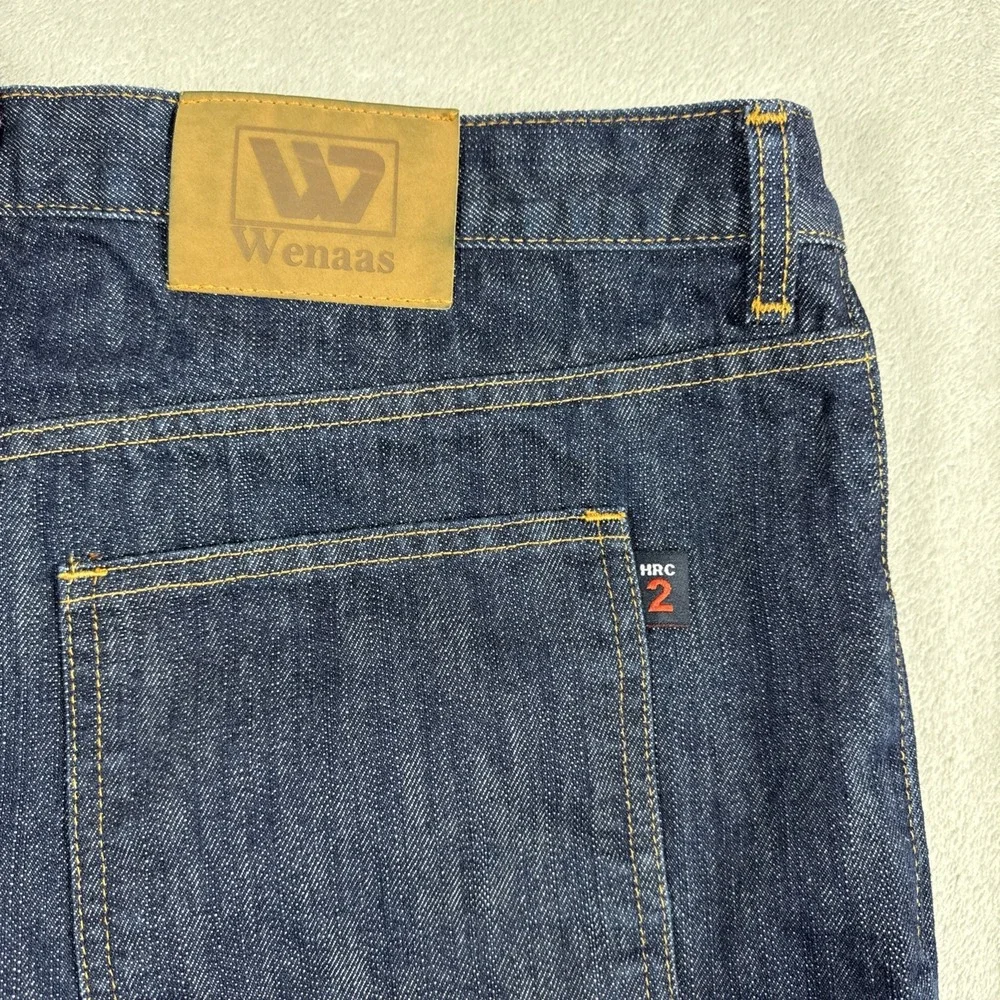 Wenaas Flame Res HRC 2 FR Size US 38x30 Men's Blue Denim Jeans Workwear